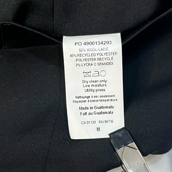 Men’s Warehouse Black Dress Pants + No Altered 32 x 30 and No Brand Vest M 2PC - Picture 9 of 9